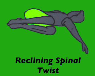 Yoga RecliningSpinal Twist Left